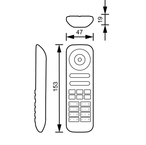 Drees Colour Zone II 5-kanaals ledstrip controller 12-24Volt met AB