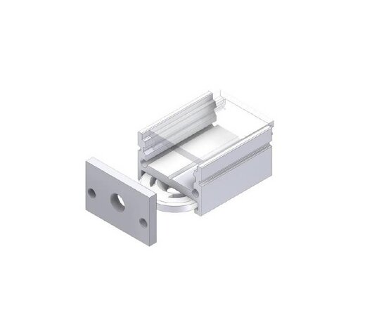 Drees Ultimate 1 mini eindkappen (2) alu grijs