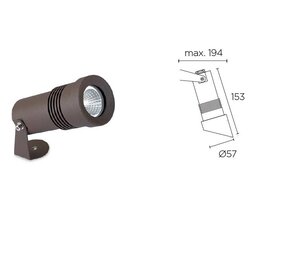 Leds-C4 Micro spotlight 3Watt met grondpin en div accessoires