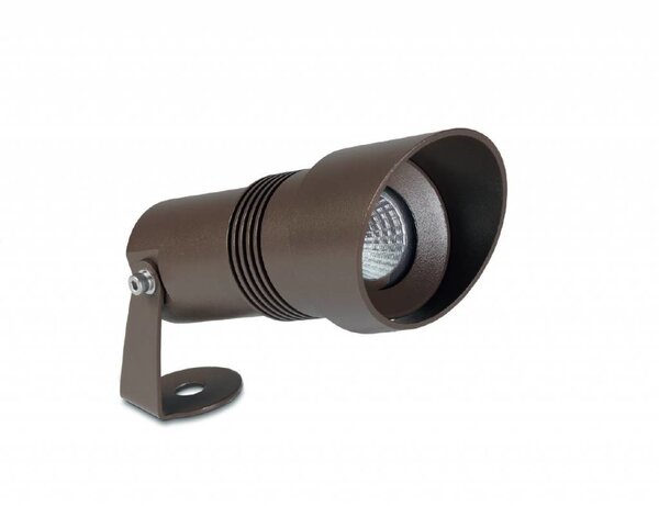 Leds-C4 Micro spotlight 3Watt met grondpin, roest bruin