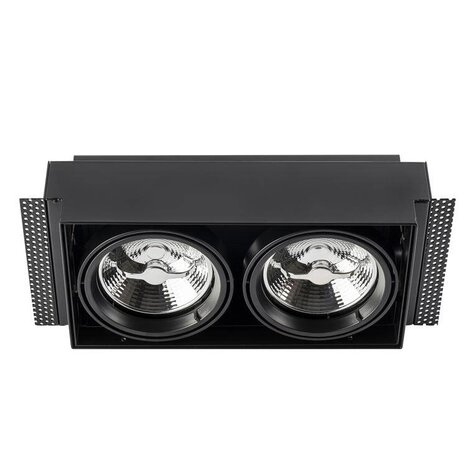 Leds-C4 Multidir Evo L Trimless inbouwspot 2 x AR111 in wit of zwart