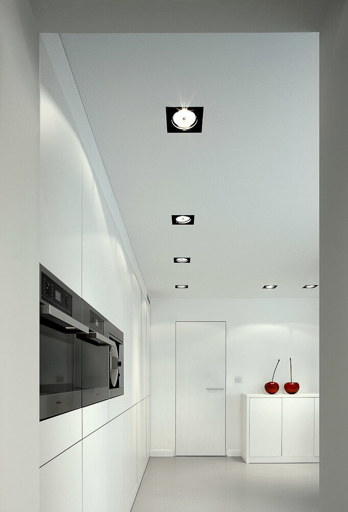 Leds-C4 Multidir Evo L Trimless inbouwspot voor 1 x AR111 in wit of zwart Leds-C4 Multidir Evo L Trimless inbouwspot voor 1 x AR111 in wit of zwart