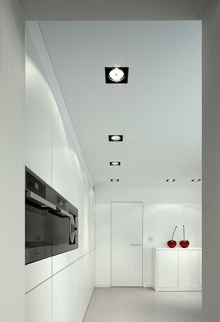 Leds-C4 Multidir Evo L Trimless inbouwspot voor 1 x AR111 in wit of zwart Leds-C4 Multidir Evo L Trimless inbouwspot voor 1 x AR111 in wit of zwart