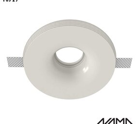 NAMA Fos19 trimless gips inbouwspot verdiept rond voor Ø50mm led