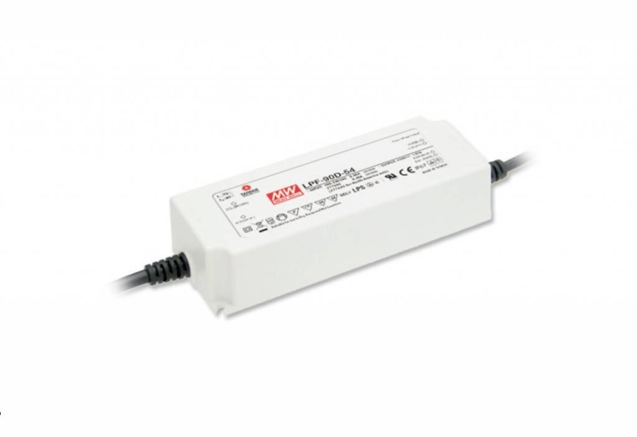 Meanwell LPF-90D-24 led driver 24V-90Watt dimbaar