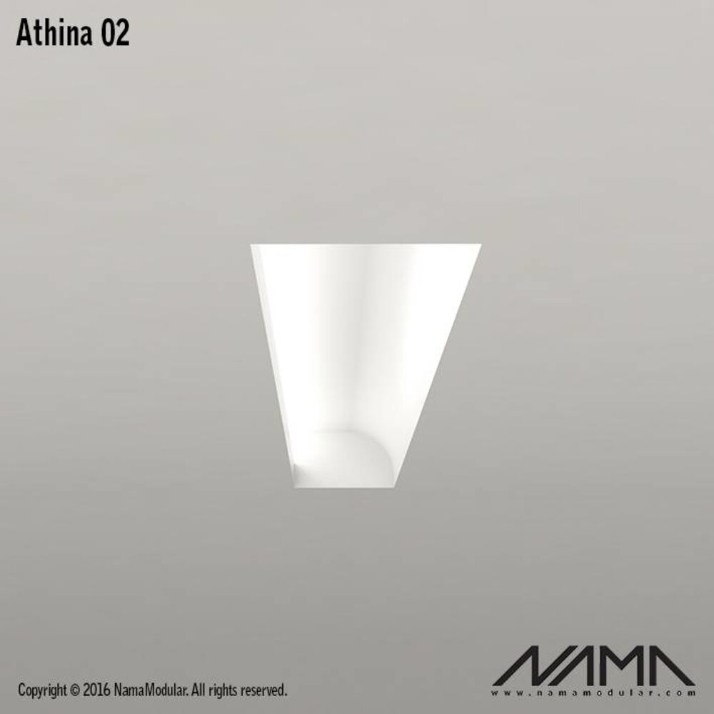 NAMA Athina 02 modulair trimless koppelbaar inbouw Led profiel 40cm recht