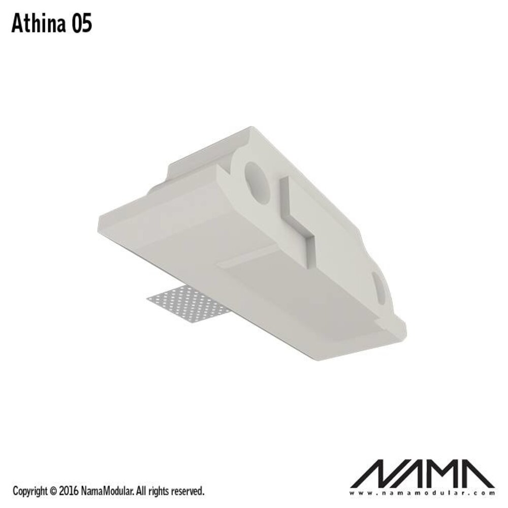 NAMA Athina 05 modulair trimless eindstuk rechts