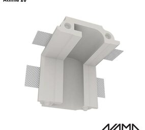 NAMA Athina 10 trimless binnenliggend hoekstuk wand-plafond