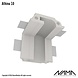 NAMA Athina 10 modulair trimless binnenliggend hoekstuk wand-plafond