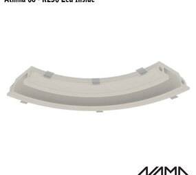 NAMA Athina 08-IN trimless bocht R250, leds binnenzijde