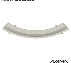 NAMA Athina 09-IN trimless bocht R500, leds binnenzijde
