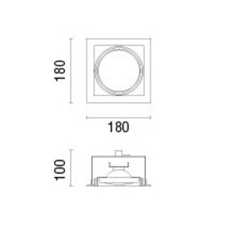 Leds-C4 Multidir Trim richtbare inbouwspot led voor AR111-G53 ledlamp Leds-C4 Multidir Trim richtbare inbouwspot led voor AR111-G53 ledlamp