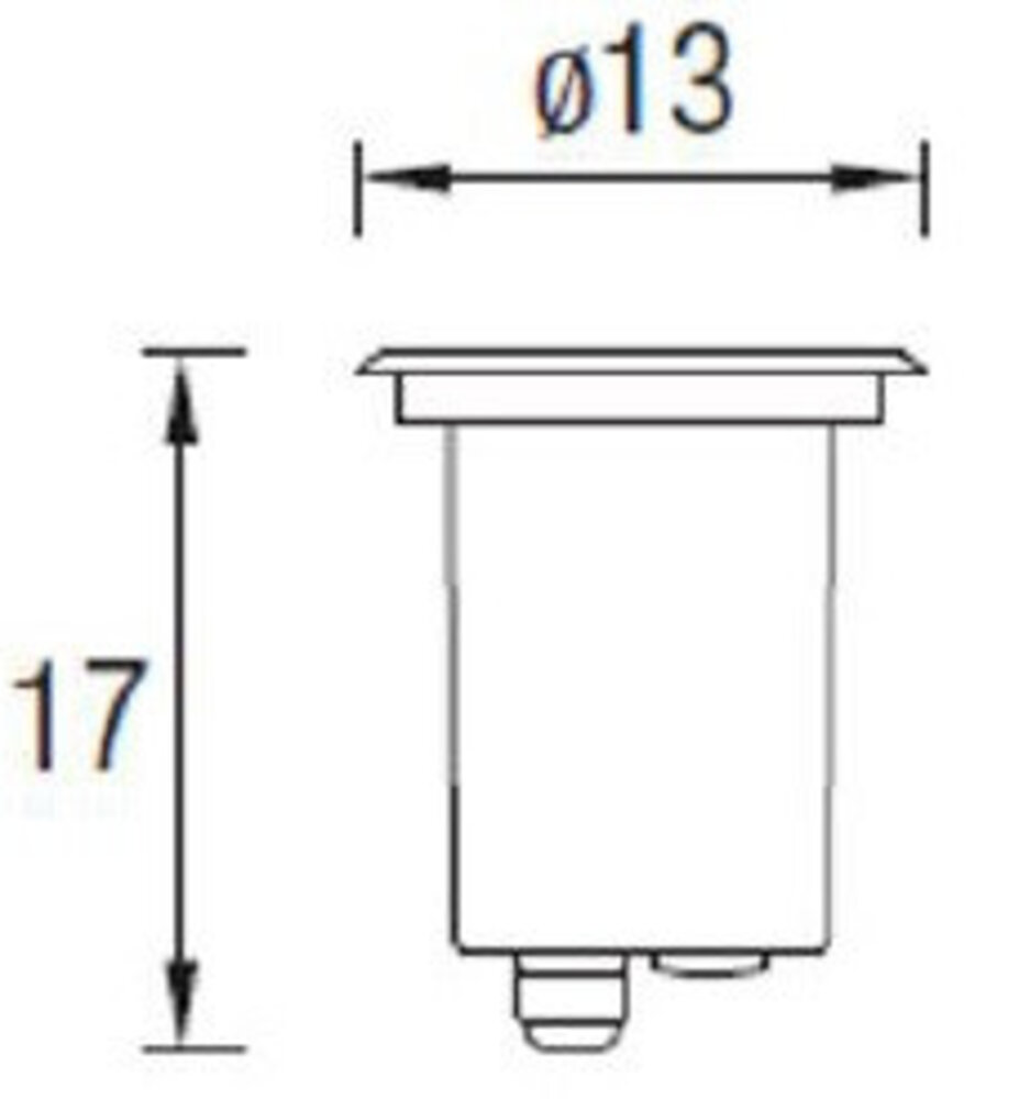 Leds-C4 Gea GU10 grondspot rond richtbaar RVS 230Volt
