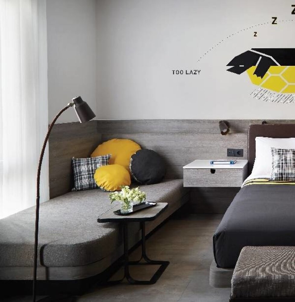 Leds-C4 Funk vloerlamp bruin/goud verstelbaar E-27