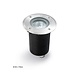 Leds-C4 Gea GU10 grondspot vast rond RVS 230Volt