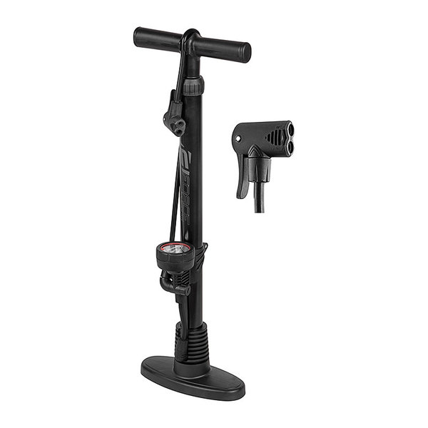 FLOOR PUMP, 'TOURIST 2.0', STEEL, ALL VALVE TYPES