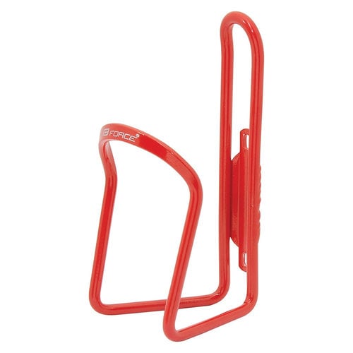 FORCE BOTTLE CAGE, 'KLAS' AL, GLOSSY RED 