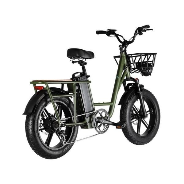 T1 PRO ELECTRIC CARGO BIKE ARMY GREEN