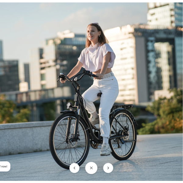 U2 ELECTRIC STEP THRO FRAME BIKE