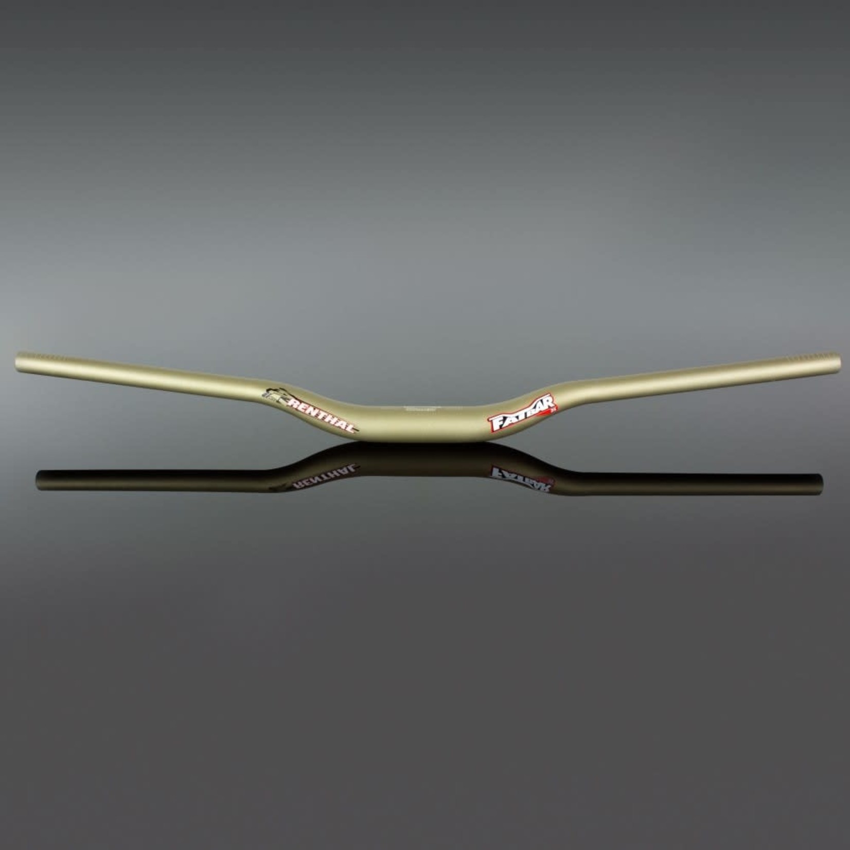 thumbnail image 2 of Renthal Fatbar V2 Riser Handlebars 800mm - 31.8mm Clamp, Black Aluminum For MTB 2 of 6