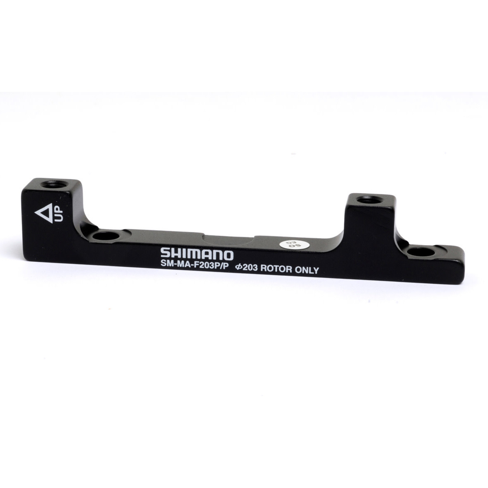 Shimano Spares SM-MAF203PP Adapter for post type calliper, for 203 mm Post type fork mount Black Front post mount - 203 mm
