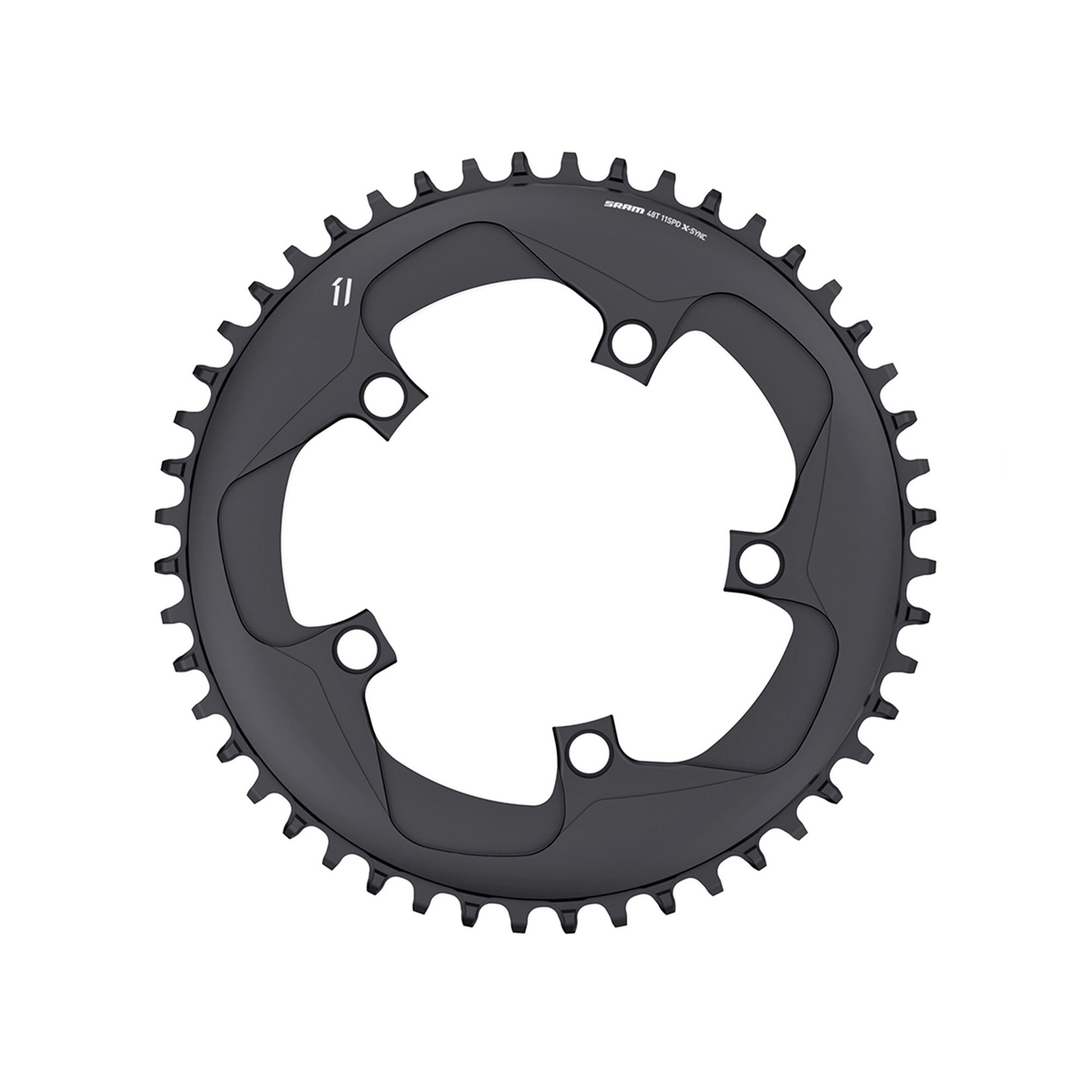 Sram SRAM CHAIN RING X-SYNC  110 ALUM BLACK BB30 OR GXP: BLACK 11SPD 42T