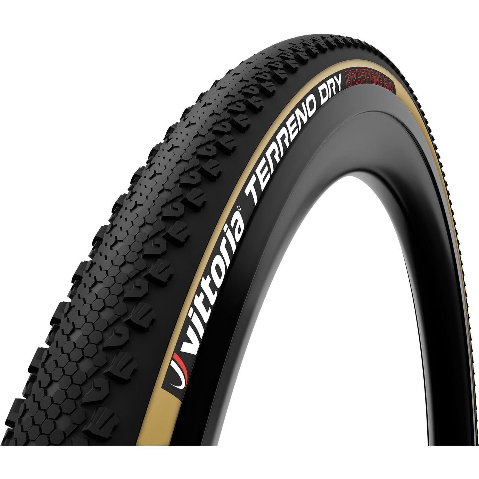 Vittoria Vittoria Terreno Dry 700x38c Gravel Black Tan G2.0 Tyre