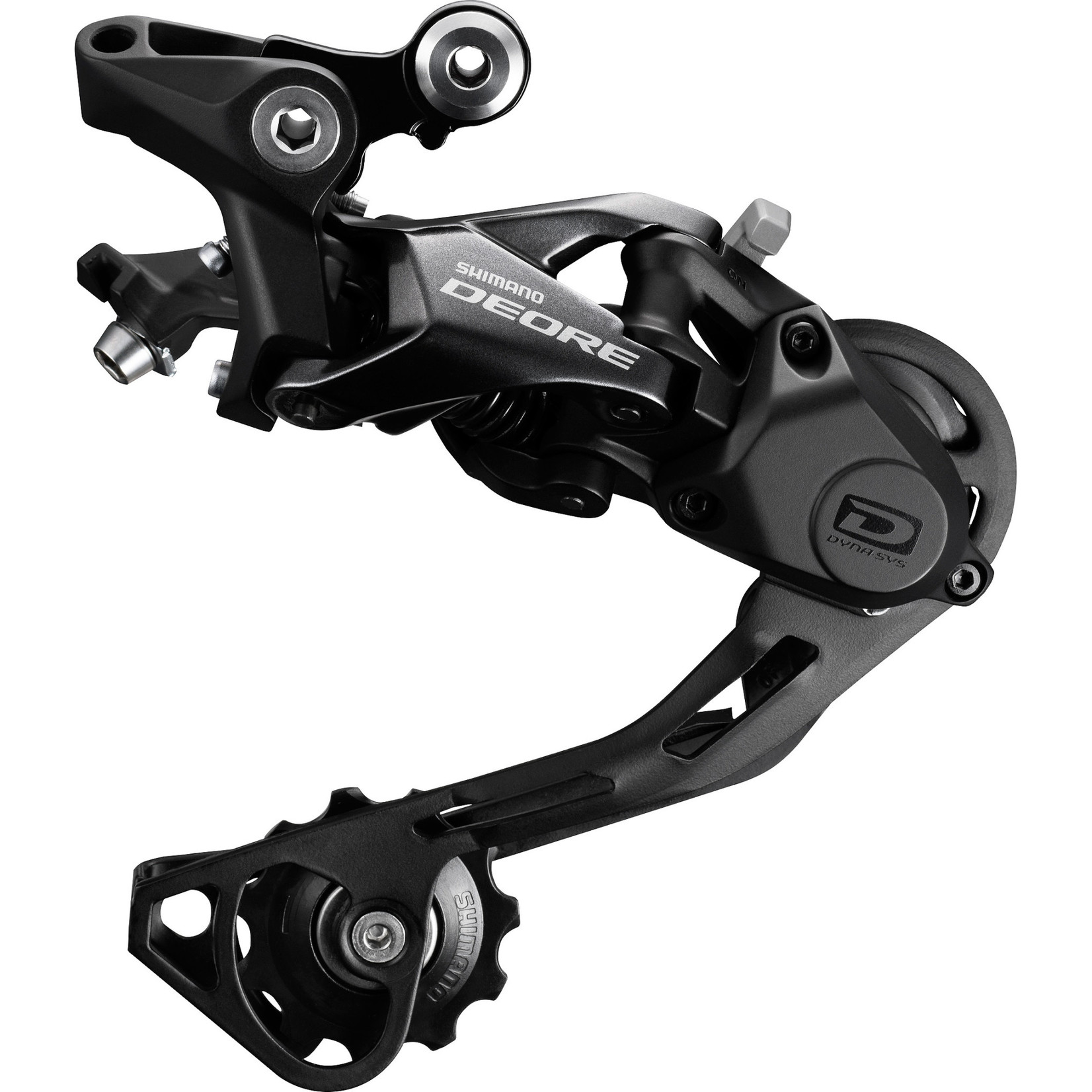 Shimano Deore Shimano RD-M6000 Deore 10-speed Shadow+ rear derailleur, GS, black