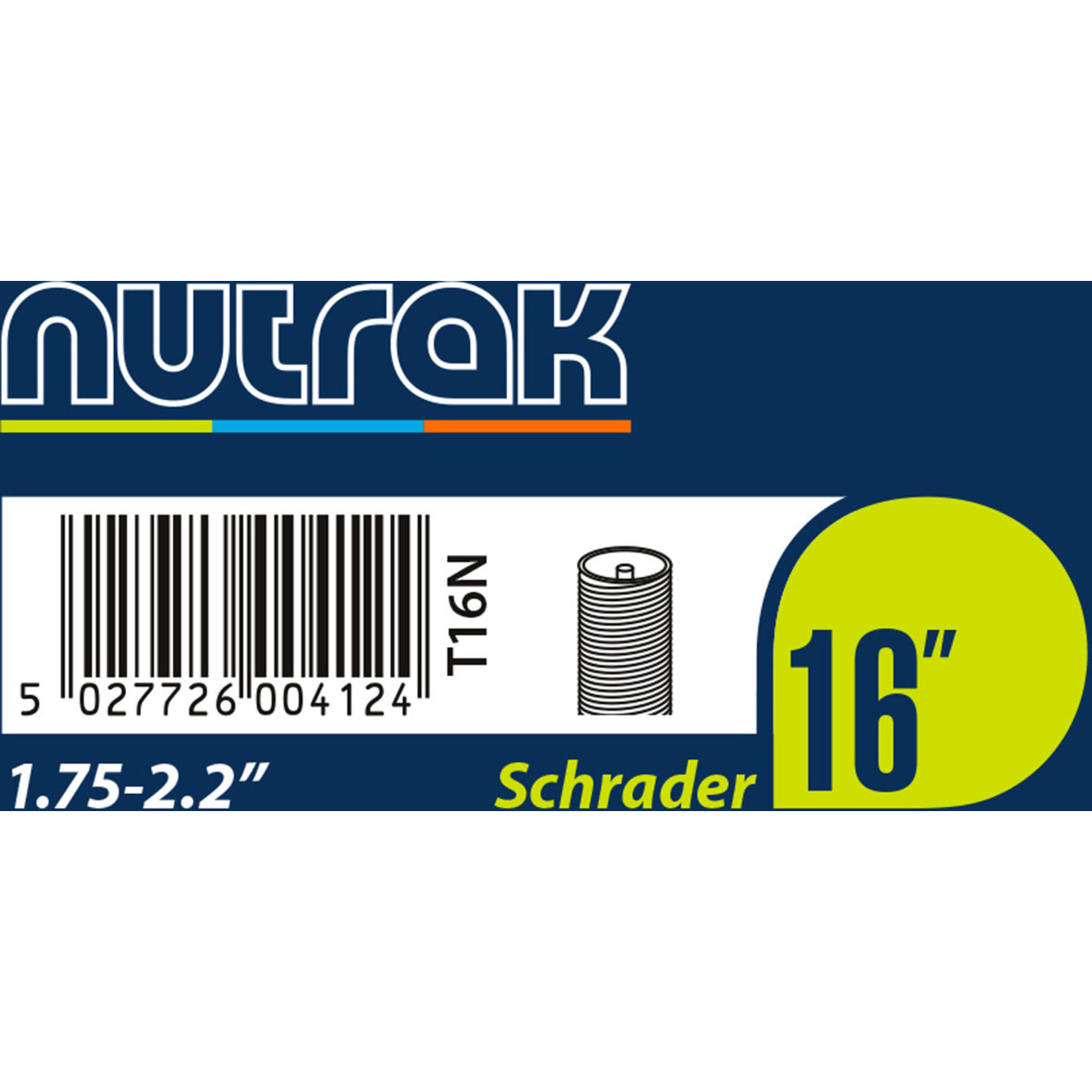 Nutrak TUBE Nutrak 16x1.75-2.125 Schrader Valve