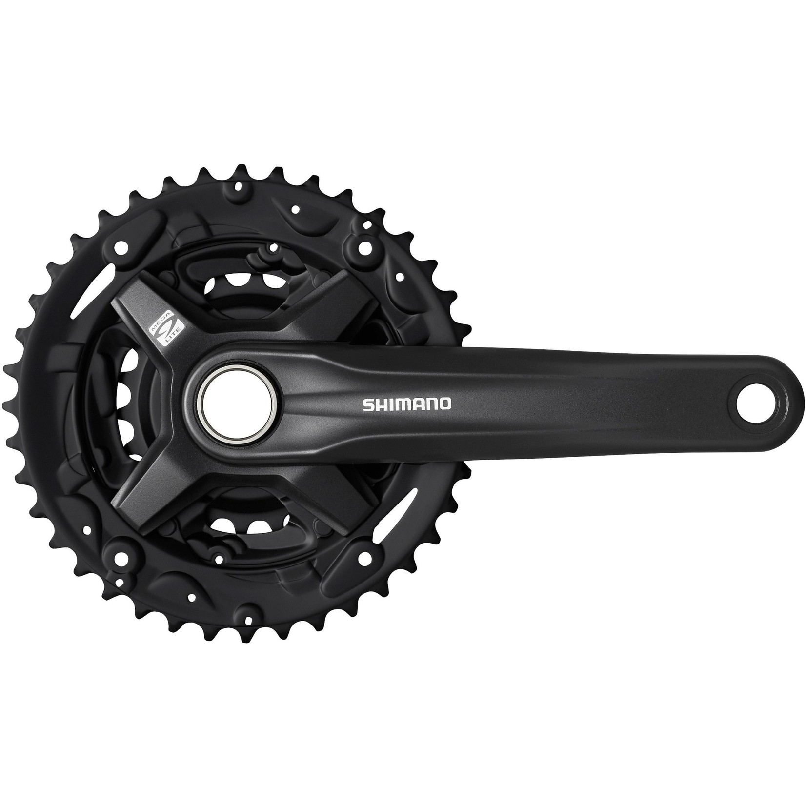 Shimano FC-MT210 2-piece chainset 9-speed, 170 mm, 36 / 22T, black w/o chainguard