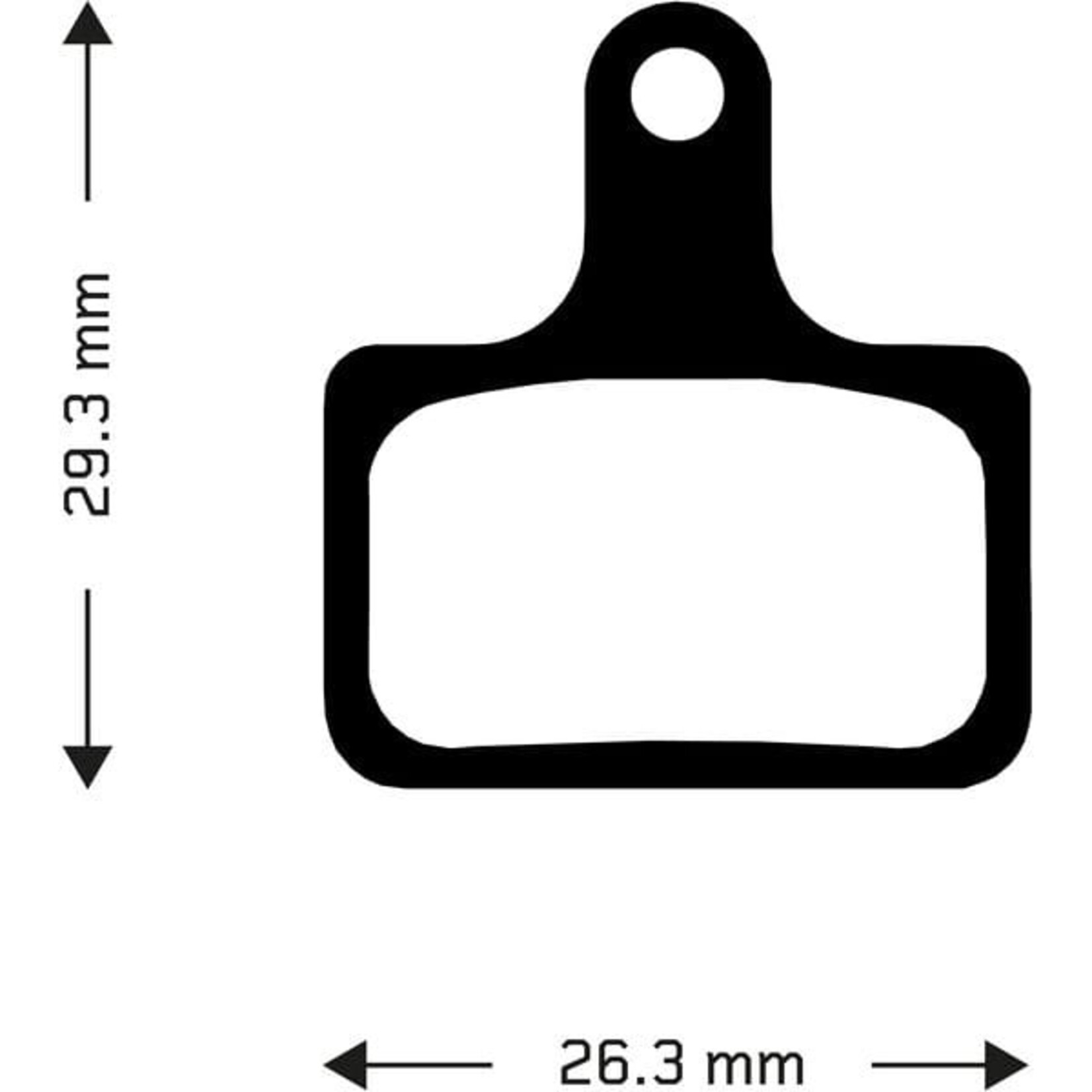 Aztec Aztec Organic Disc Brake Pads for Shimano Flat Mount Dura Ace / Ultegra / GRX