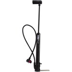 Truflo Air Flow MiniTrax CNC Mini Floor Pump with Extra-long hose, black