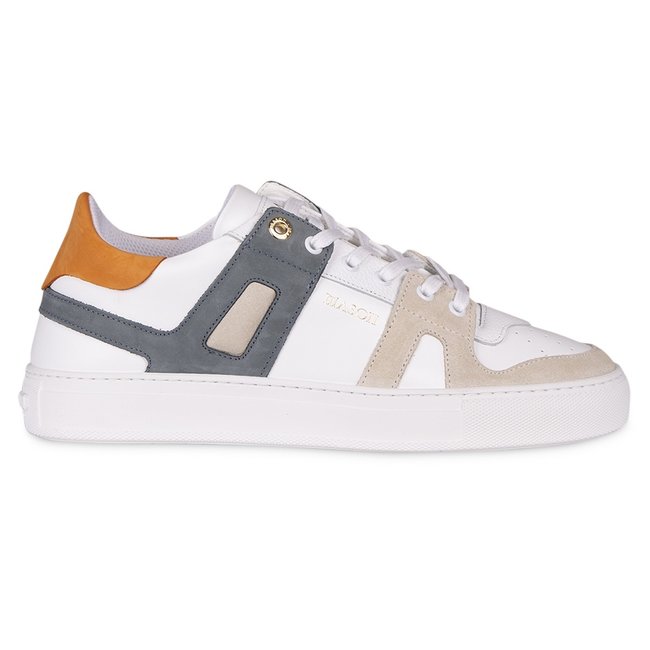 BARI SS22-23A WHITE/ORANGE - Gentlemen Mode B.V.
