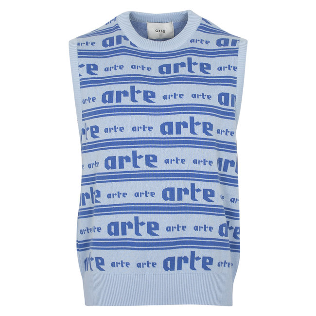 ARTE Antwerp Karl Allover knit blauw