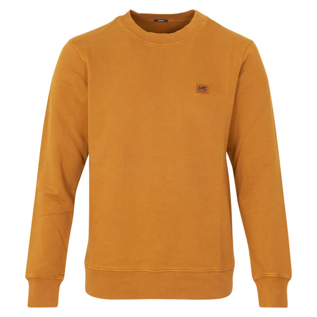 Denham Applique sweater oranje