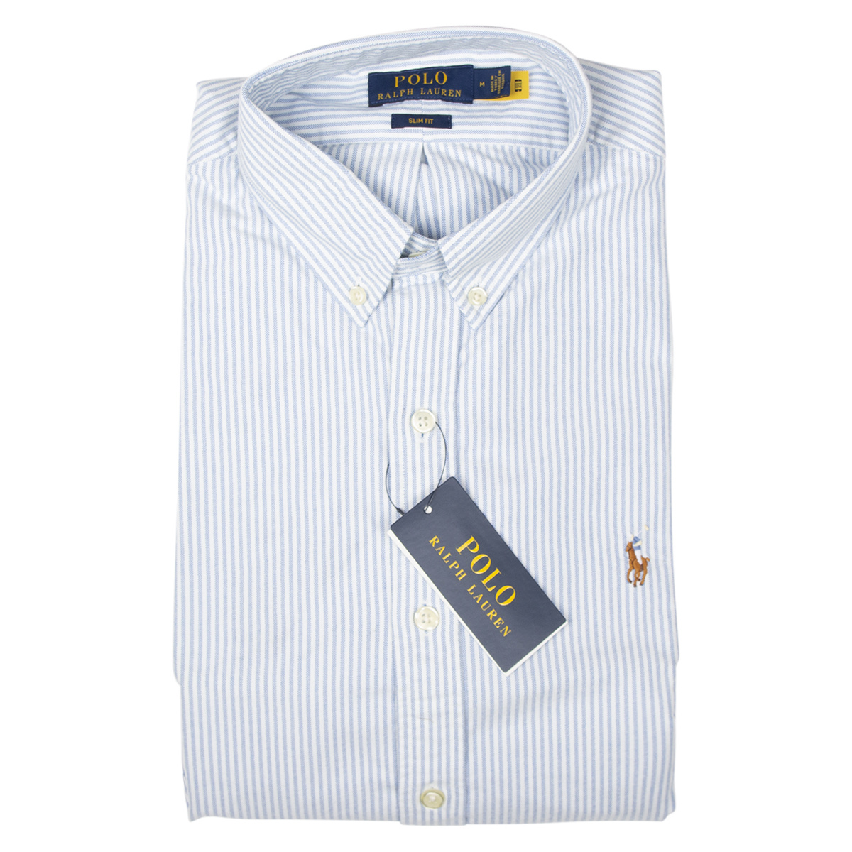 Transparant smal schors Polo Ralph Lauren Overhemd lichtblauw met wit gestreept - Gentlemen Mode  B.V.