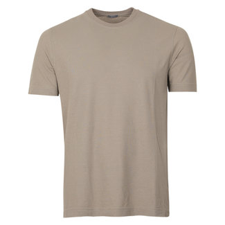 Zanone T-shirt taupe/beige