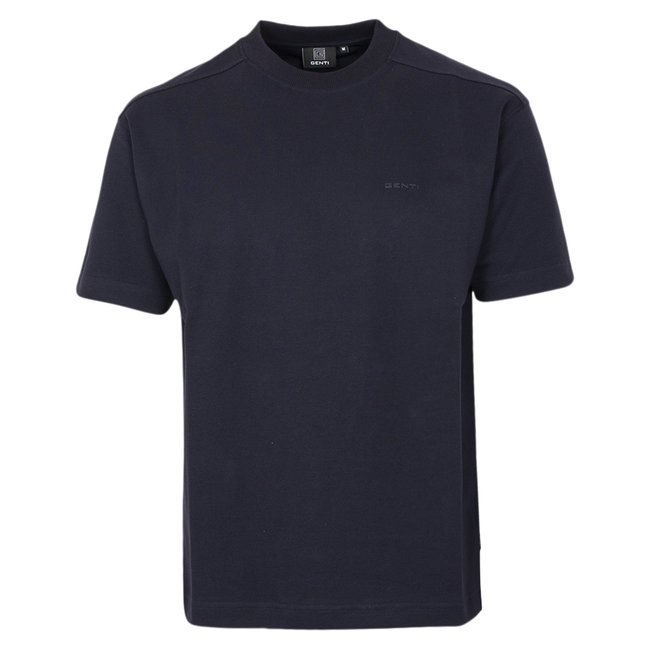 Genti T-shirt donkerblauw