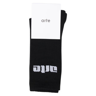 ARTE Antwerp Arte logo socks zwart met wit