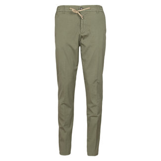 Berwich Spiaggia slim chino groen