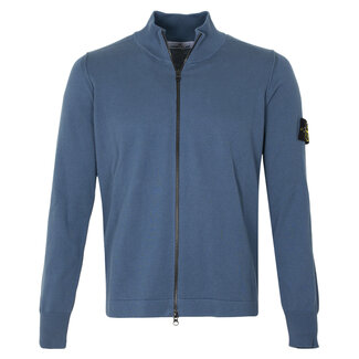 Stone Island Vest blauw met logo