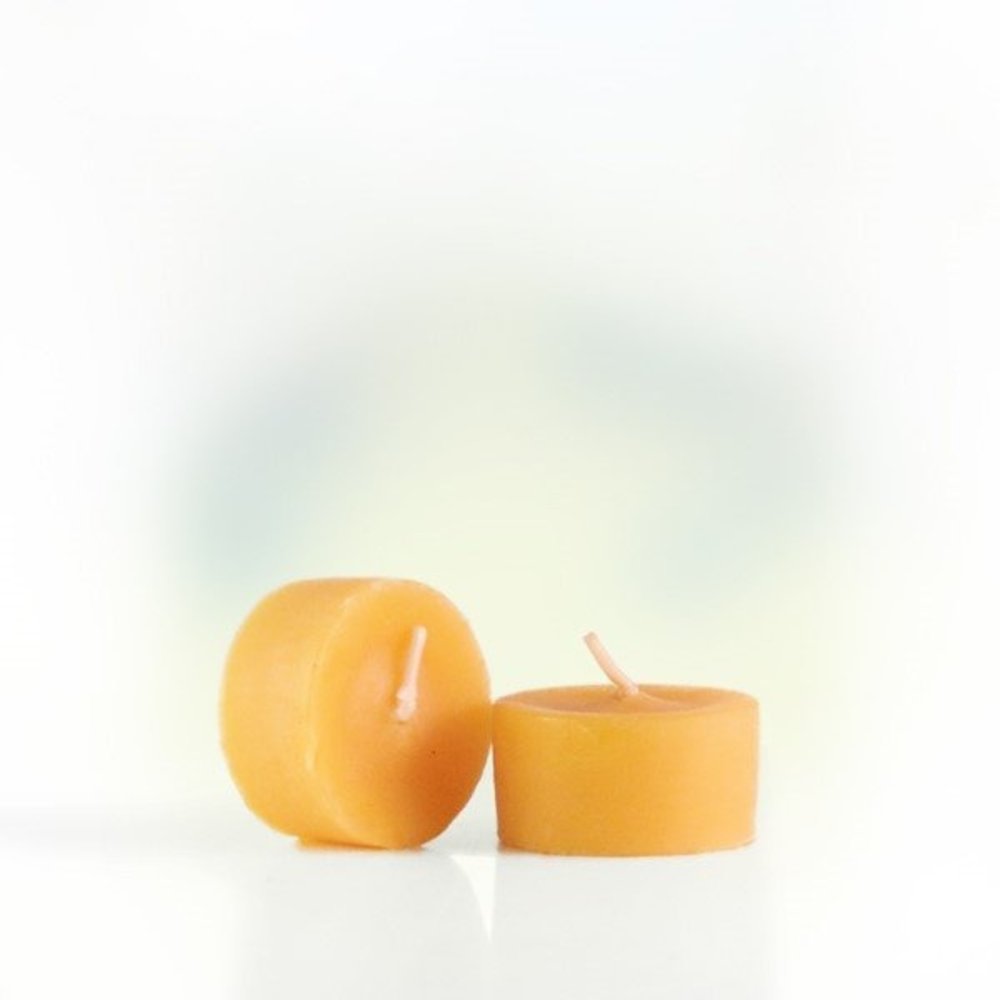 Waxinelichtje van Bijenwas | Theelichtje van Zuivere Bijenwas (1 stuk)