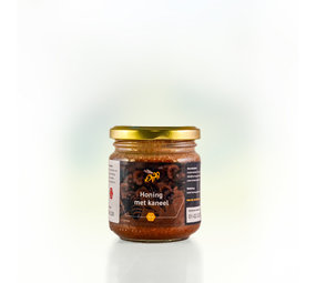 Honing met kaneel 250 gram Honing met kaneel 250 gram