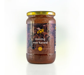 Honing met kaneel 900 gram Honing met kaneel 900 gram