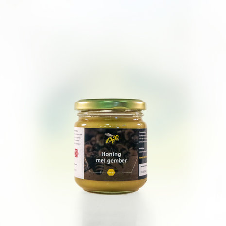 Honing met Gember | Rauwe Honing met Biologische Gember (250 g)