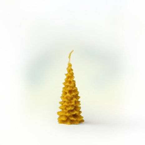 Zuivere bijenwaskaars 'dennenboom' Zuivere bijenwaskaars 'dennenboom'