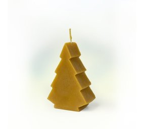 Zuivere bijenwaskaars 'kerstboom' Zuivere bijenwaskaars 'kerstboom'