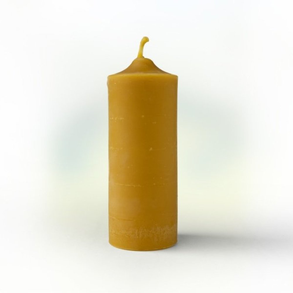Stompkaars van Zuivere Bijenwas | Handgemaakte Decoratieve Bijenwaskaars