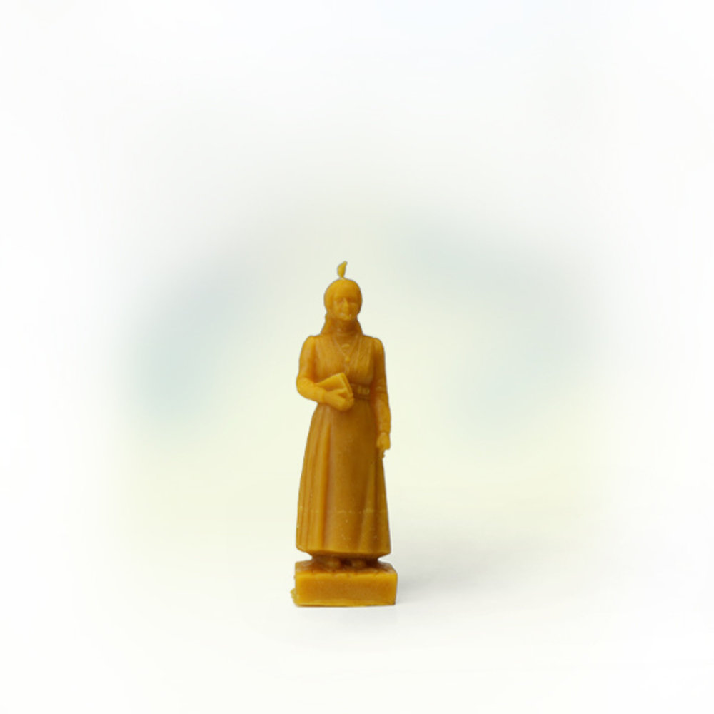 Lunters Vrouwtje van Zuivere Bijenwas | Handgemaakte Decoratieve Bijenwaskaars