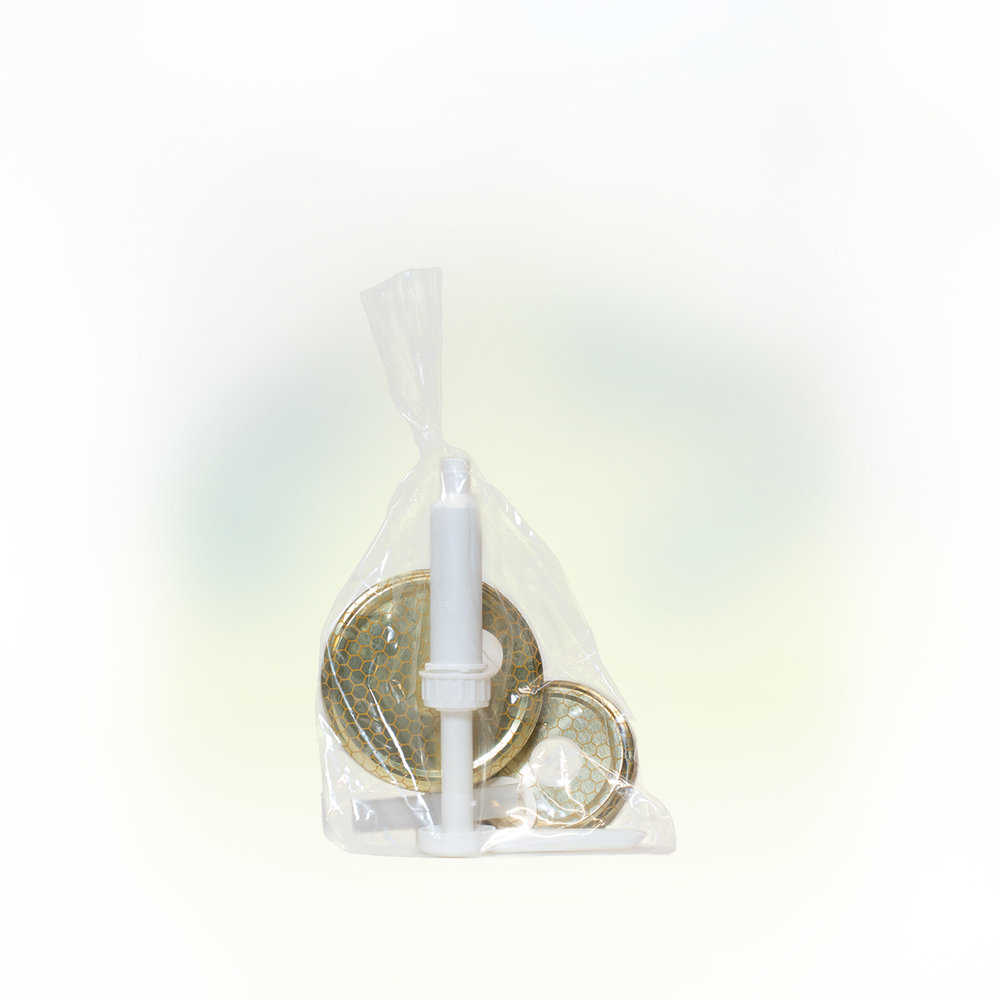 Honingpompje met Deksel | Handige Honingdispenser voor Potten